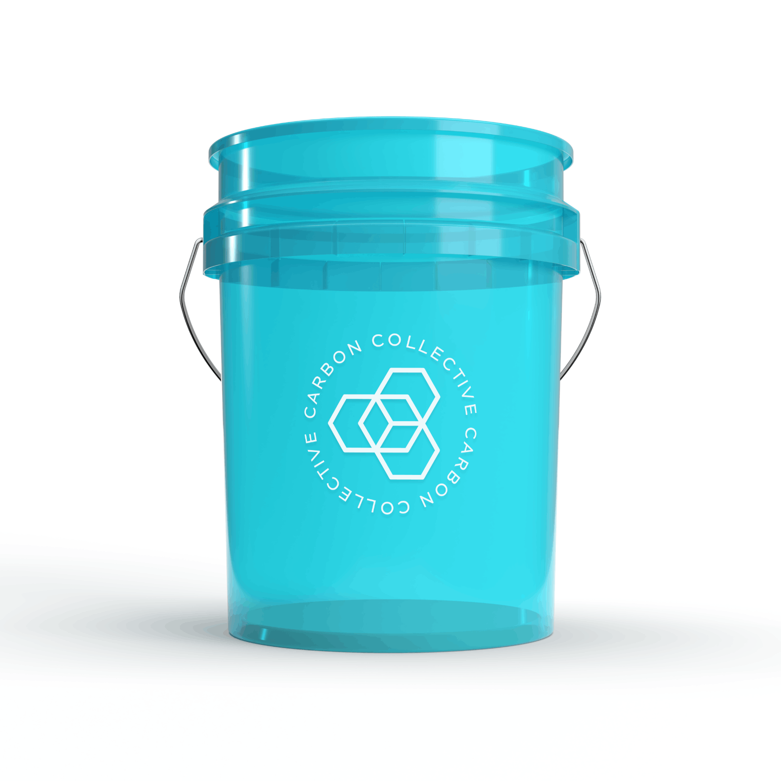 Clear Teal Detailing Bucket|クリアバケツ