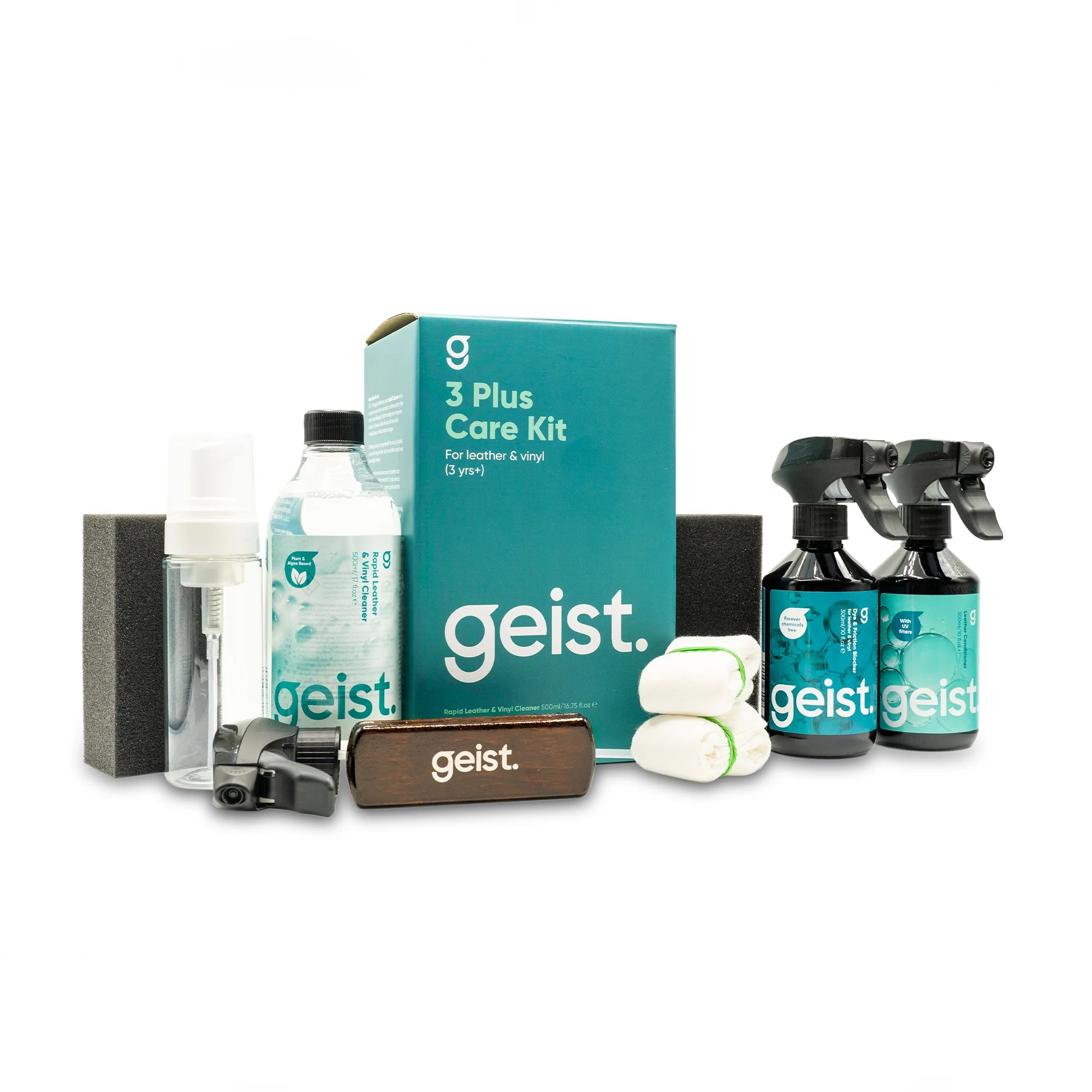 geist(ガイスト)】3 Plus Care Kit for Leather & Vinyl|レザー geist(ガイスト)】3 Plus Care Kit for Leather & Vinyl|レザー