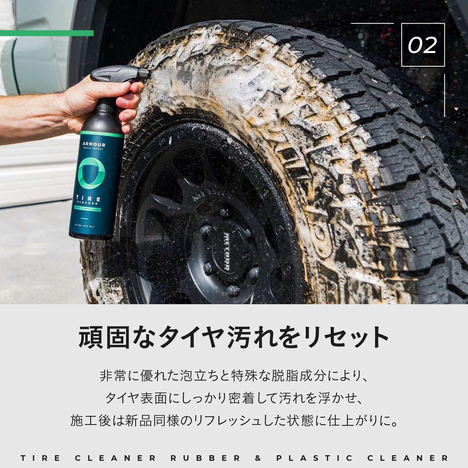 Tire Cleaner|濃縮タイヤクリーナー