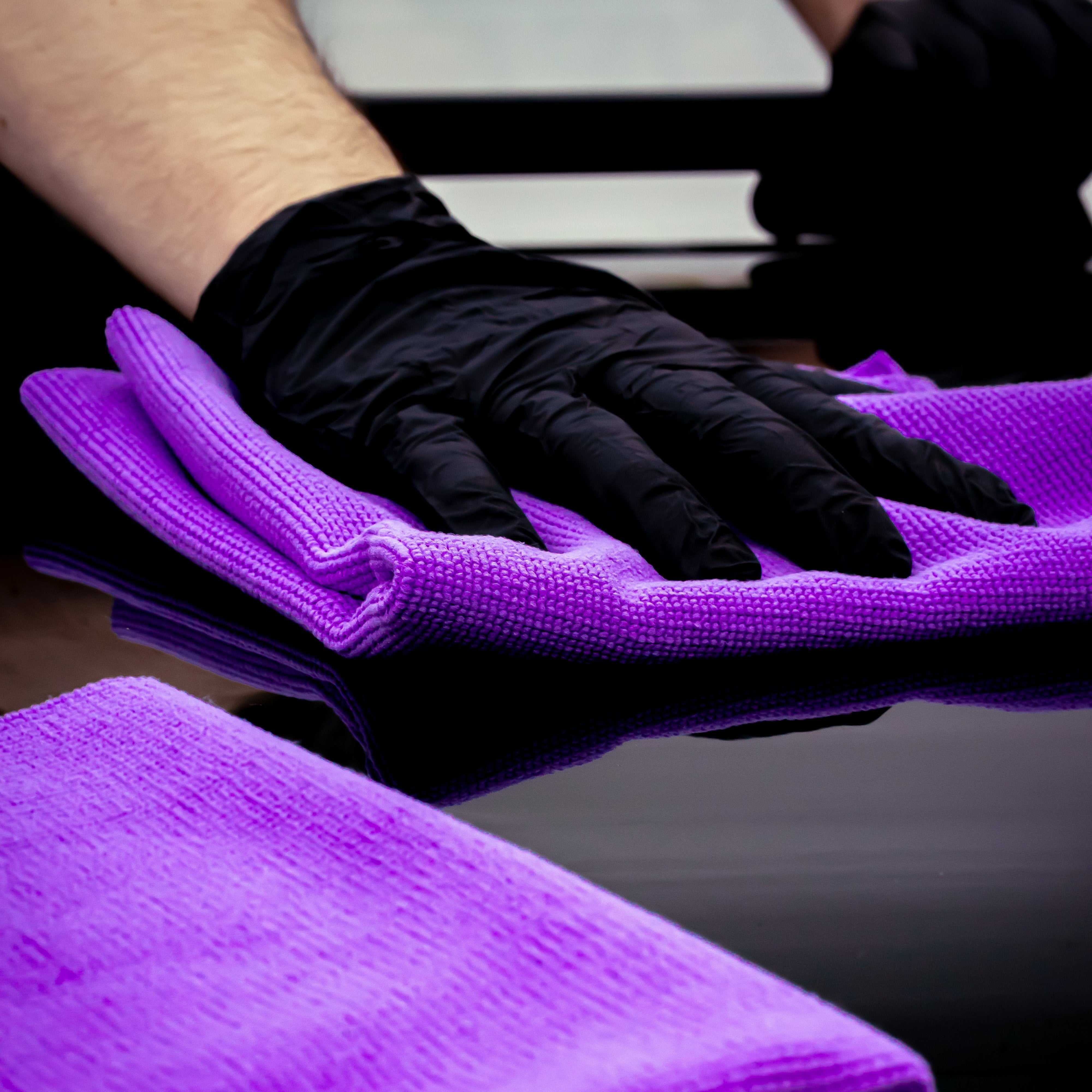 Purple Blaze|クローズパイルエッジレスマイクロファイバー(2枚パック)