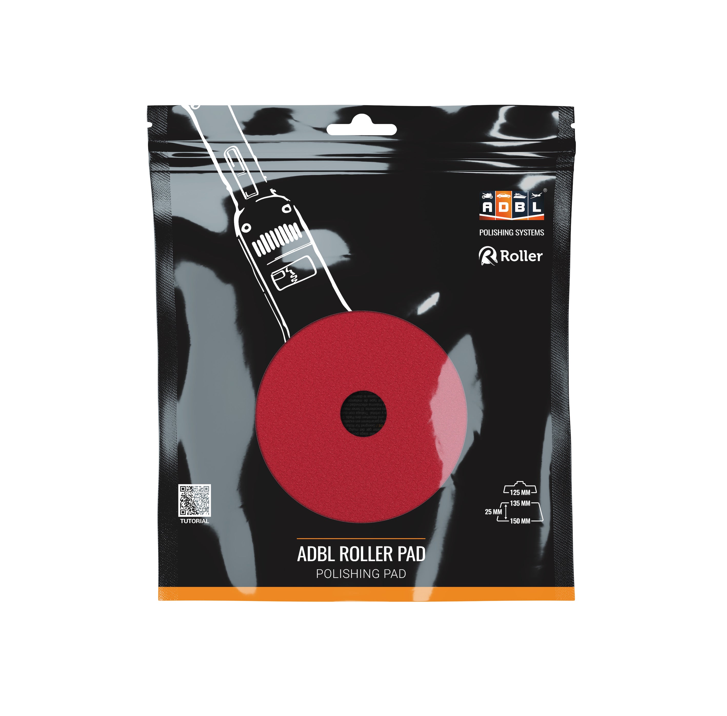 ROLLER PAD-DA SOFT POLISH 125|中間〜仕上げ研磨用バフ