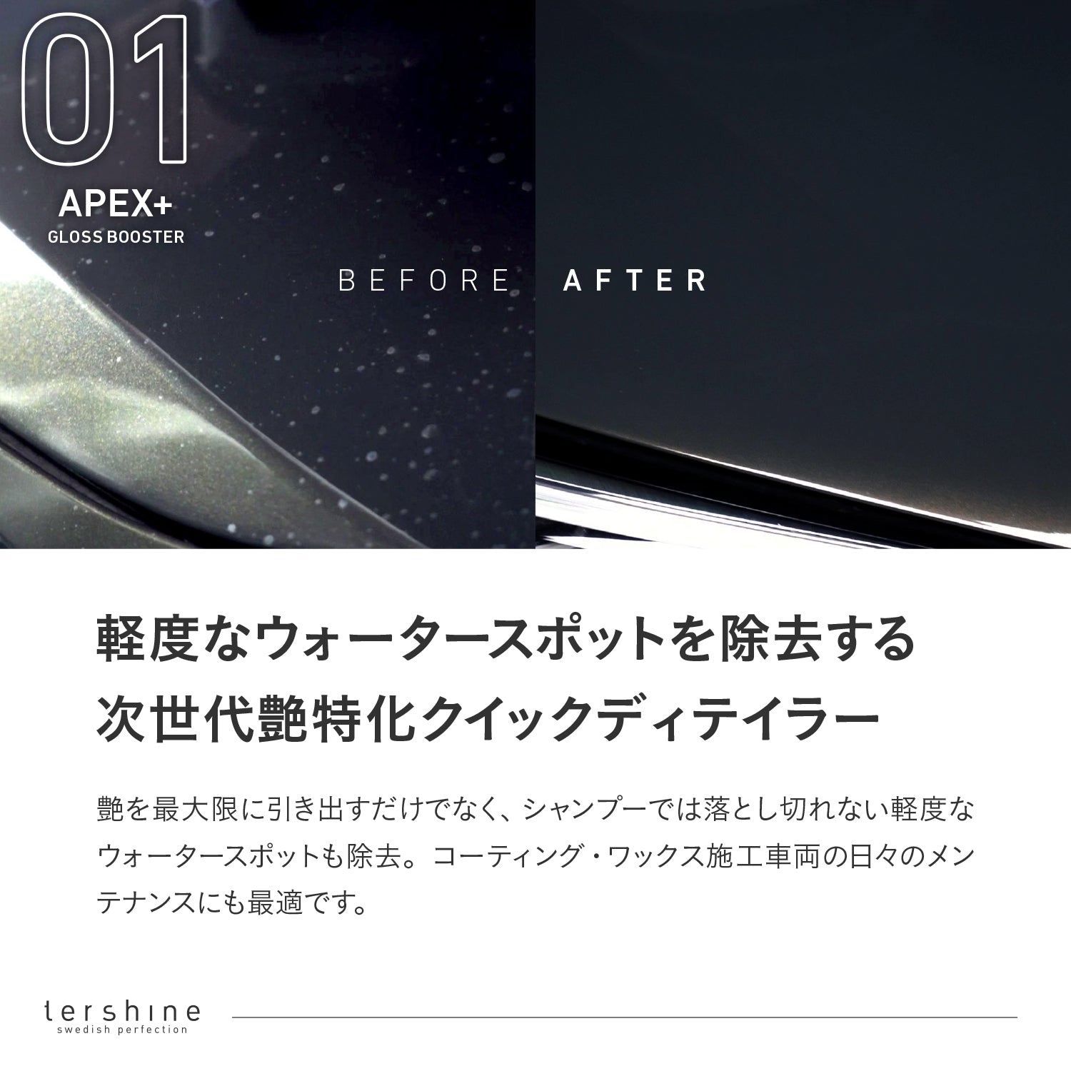 Apex+ Gloss Booster V2 | 次世代 艶特化クイックディテイラー