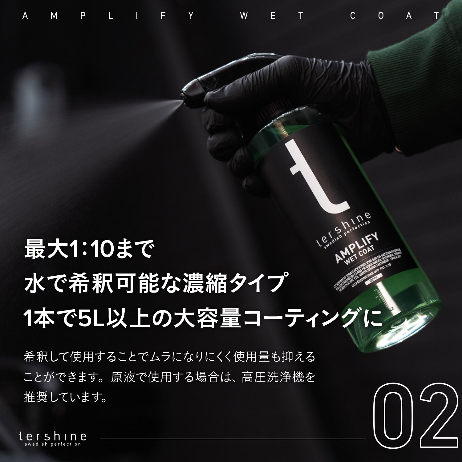 Amplify Wet Coat | 撥水ウェットコート