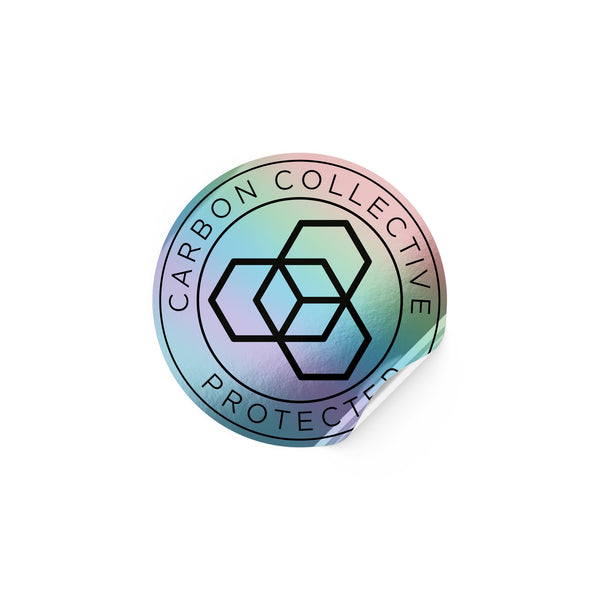 【CARBON COLLECTIVE（カーボンコレクティブ）】Oil Slick Protected Seal Sticker｜ホログラムステッカー