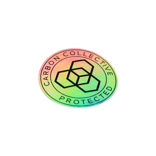【CARBON COLLECTIVE（カーボンコレクティブ）】Oil Slick Protected Seal Sticker｜ホログラムステッカー