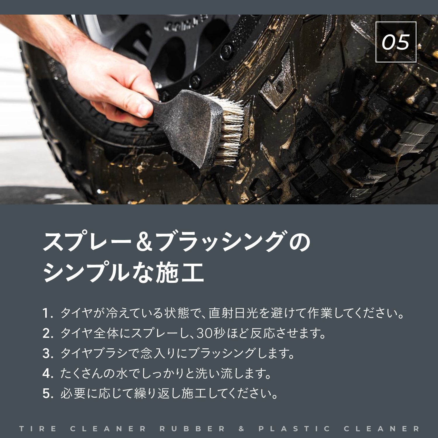 Tire Cleaner｜濃縮タイヤクリーナー
