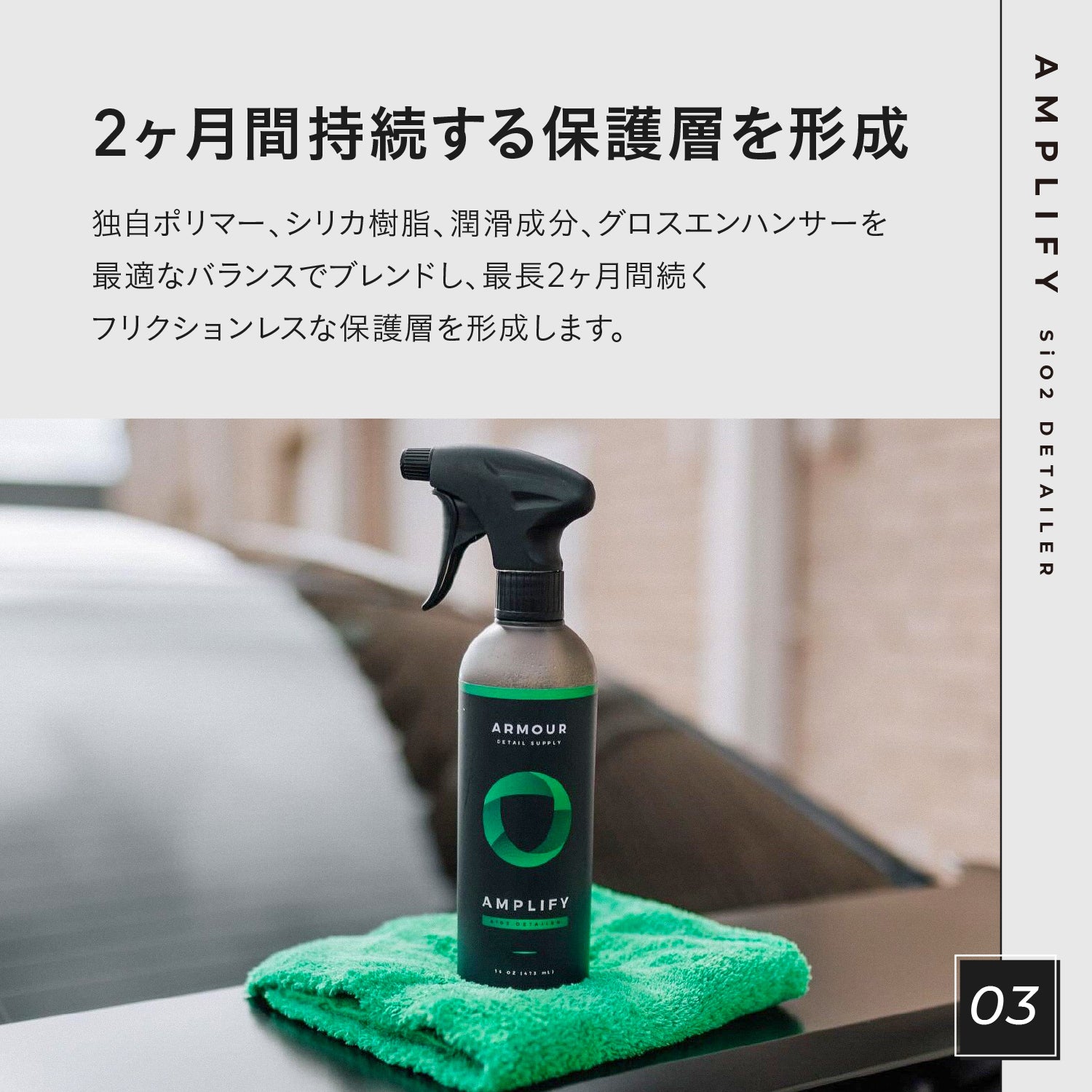 AMPLIFY - Detail Spray｜SiO2クイックディテイラー
