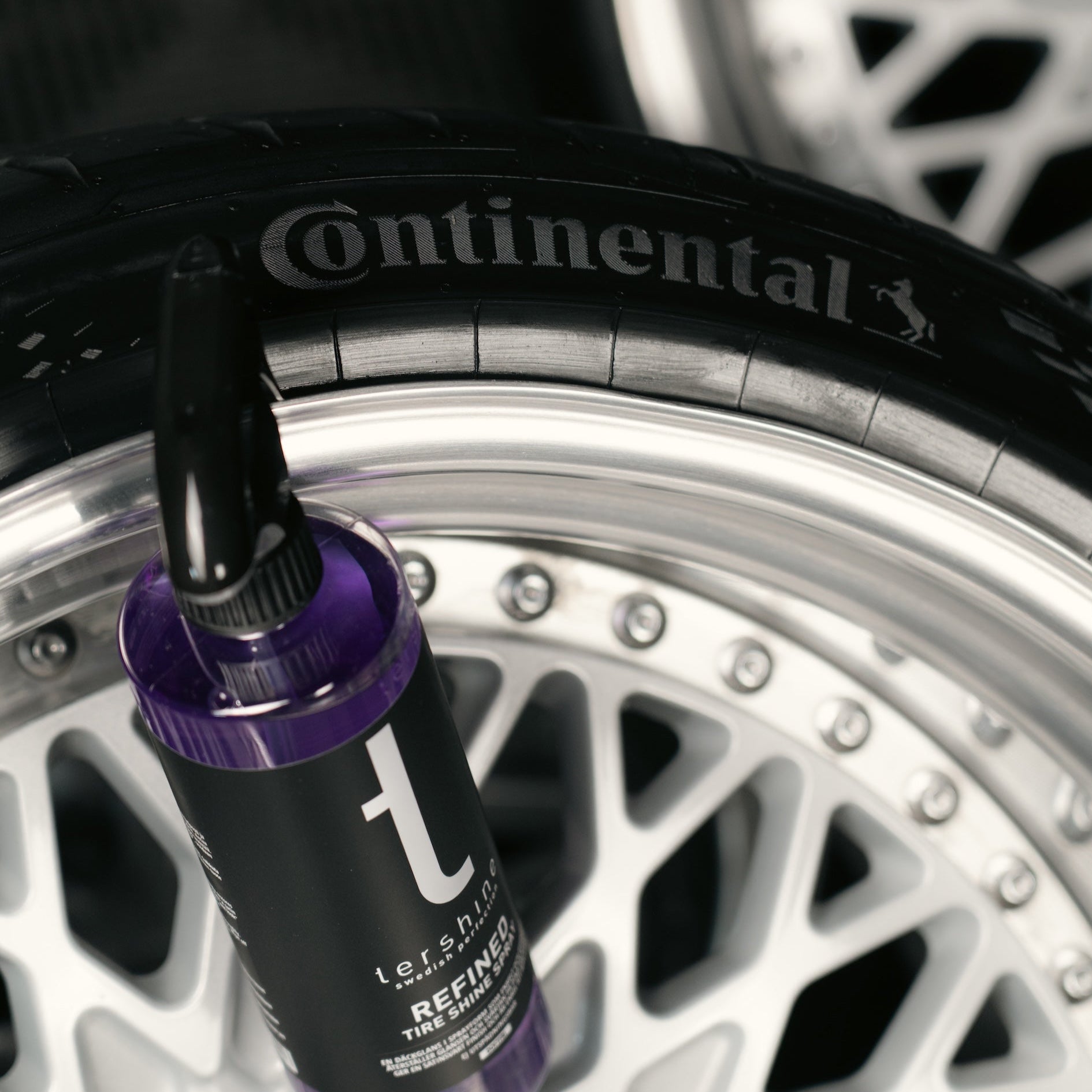 tershine（ターシャイン）】Refined - Tire Shine Spray｜サテン仕上げ