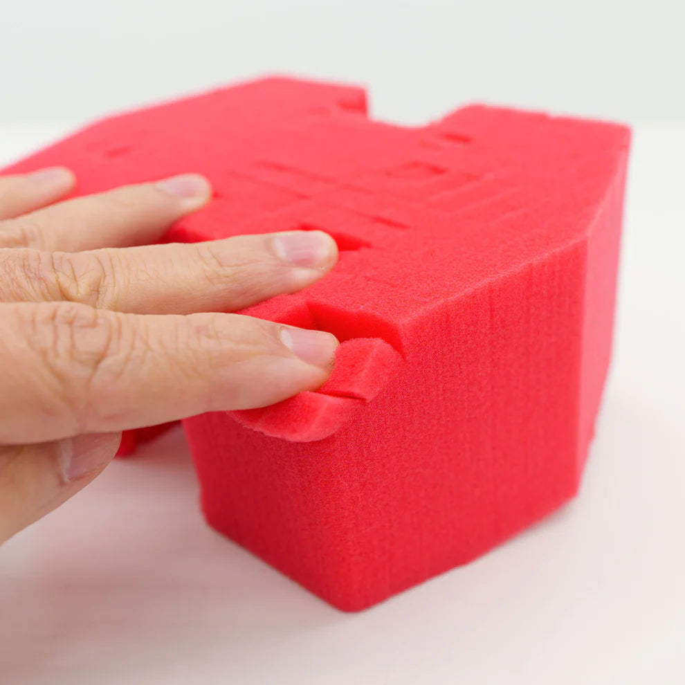 Big Red Sponge™ 2.0｜リンスレス洗車専用スポンジ