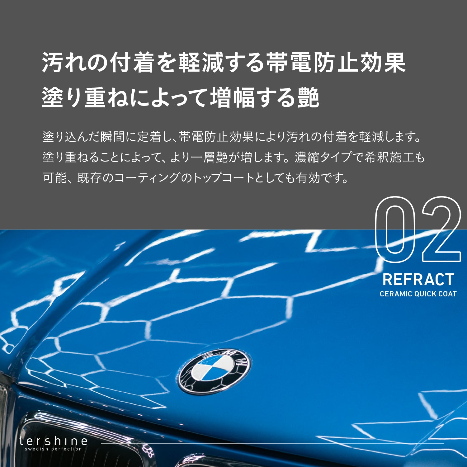 Refract V4｜艶特化セラミックスプレーコーティング